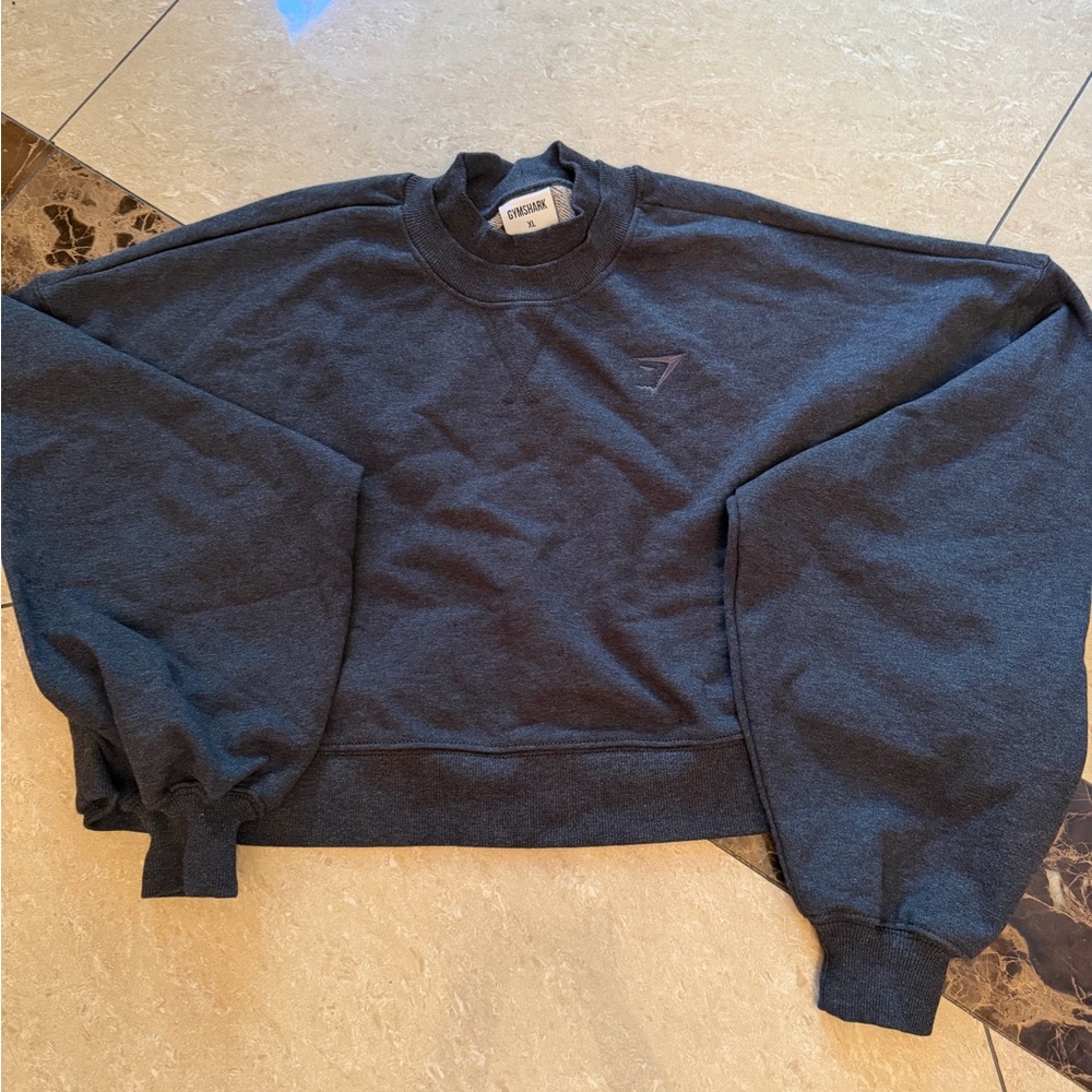 Gymshark Cropped Gray Sweater
